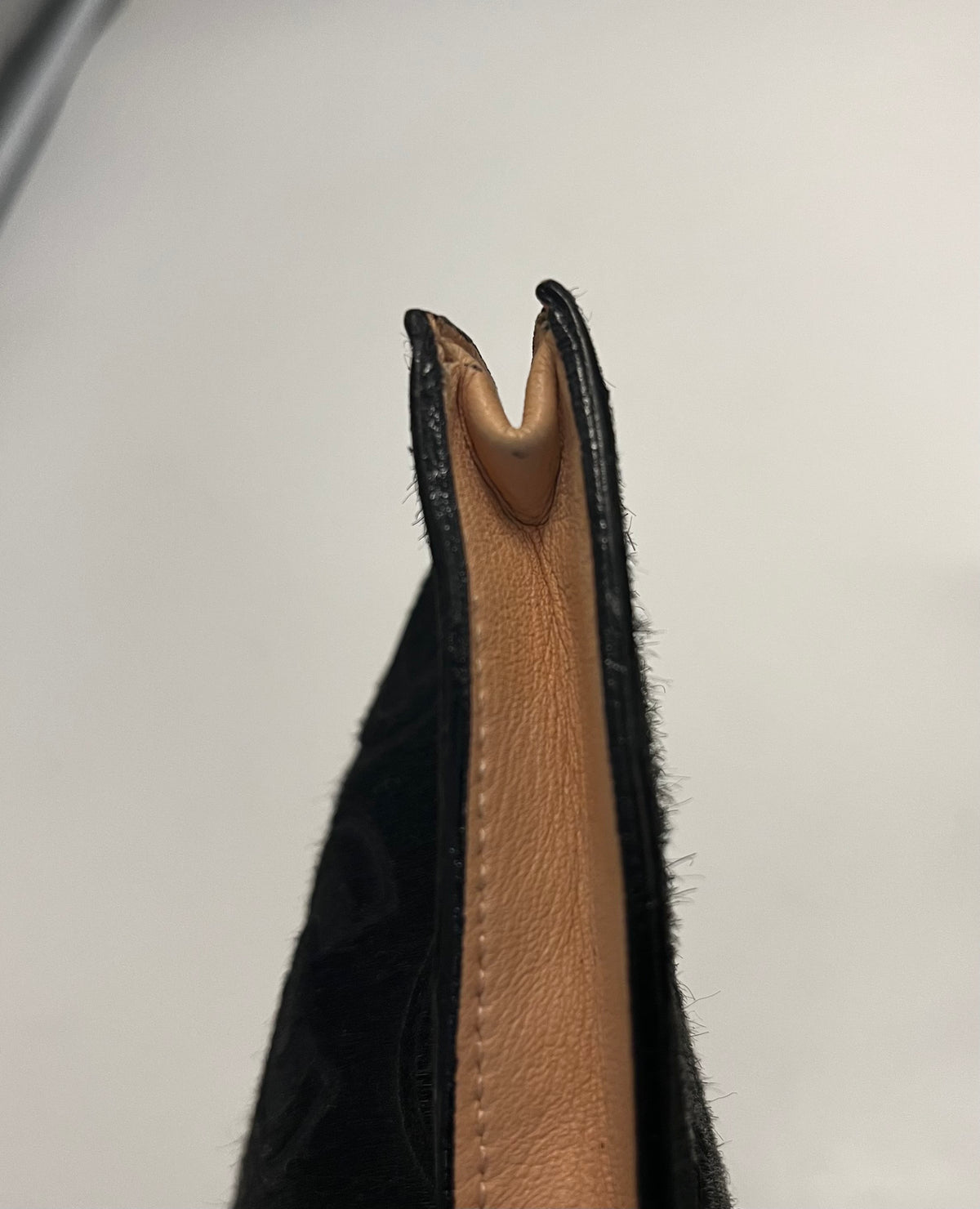 Christian Dior Pochette vintage Pony hair Pony hair leather, Black, Pony Style Calfskin, Clutch