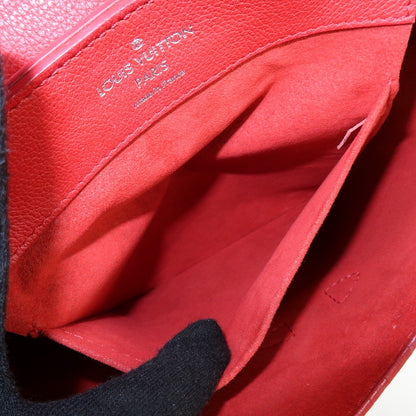 Louis Vuitton Lockme Leather, Red, Leather, Backpack
