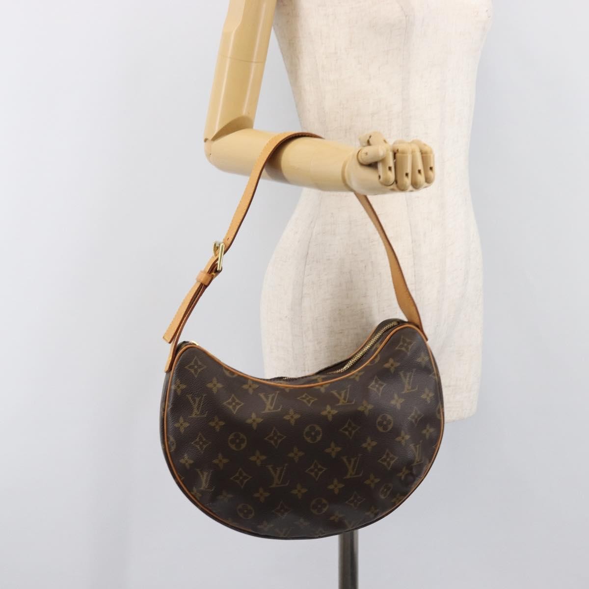 Louis Vuitton Croissant Monogram, Brown, Canvas, Shoulder Bag