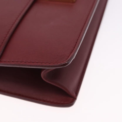 Salvatore Ferragamo Aileen Leather, Burgundy, Leather, Shoulder Bag