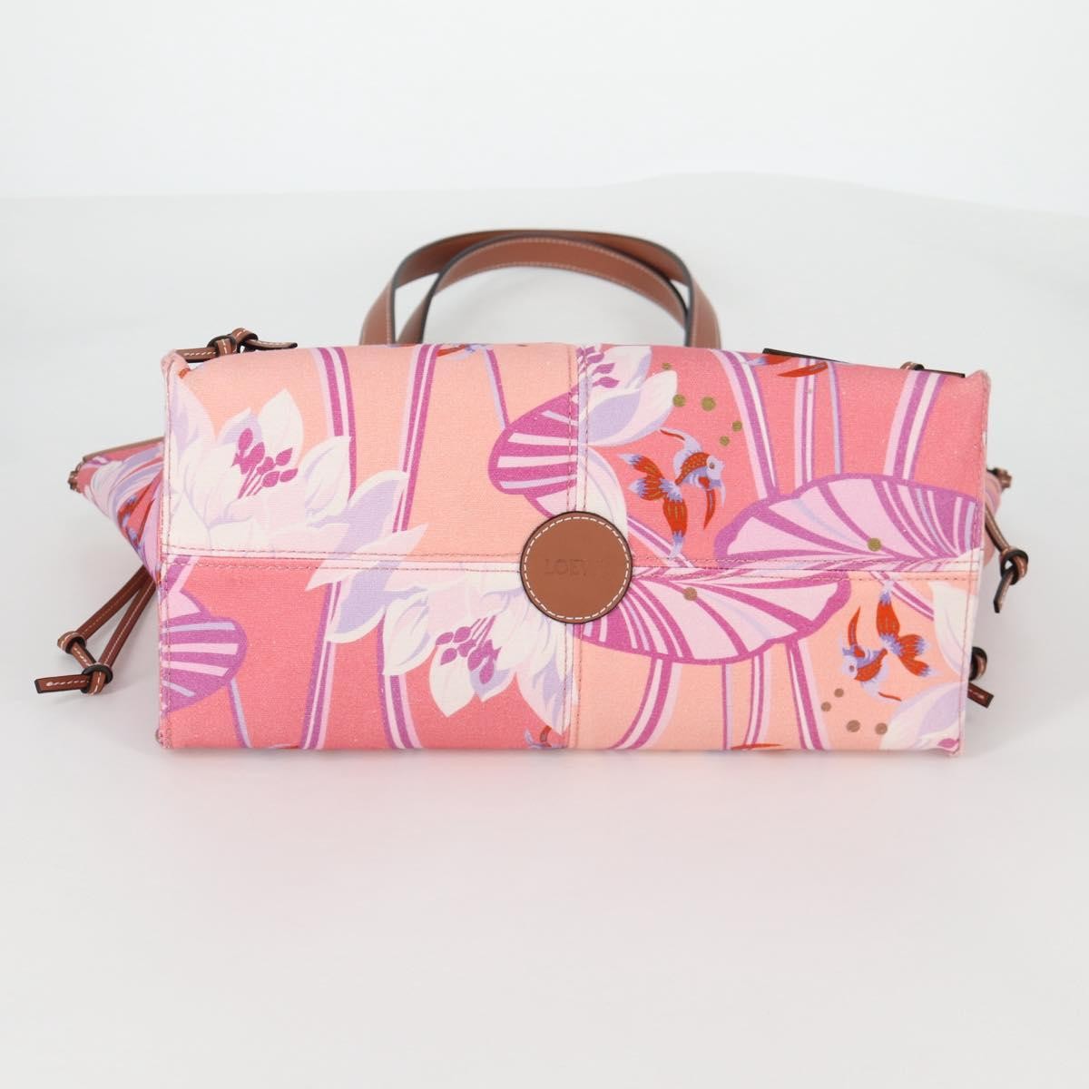 Loewe Paula's Ibiza Cushion Printed Canvas, Pink, Canvas, Tote Bag