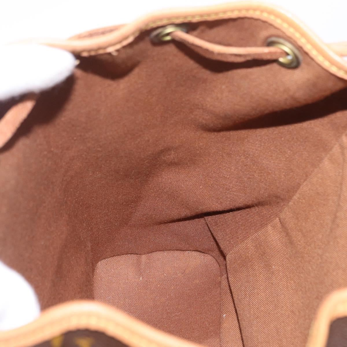 Louis Vuitton Vintage Montsouris Monogram Canvas, Brown, Canvas, Backpack