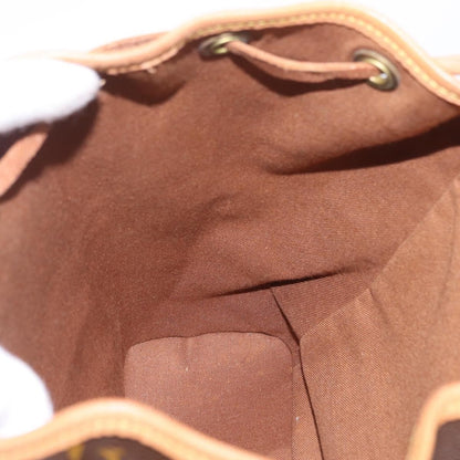 Louis Vuitton Vintage Montsouris Monogram Canvas, Brown, Canvas, Backpack
