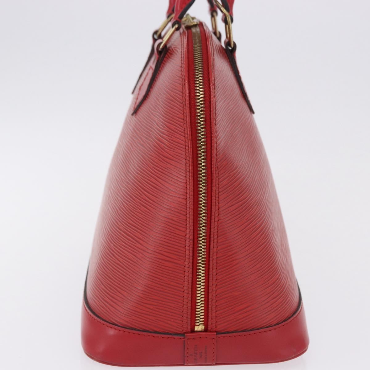 Louis Vuitton Vintage Alma Epi Leather, Red, Leather, Handbag
