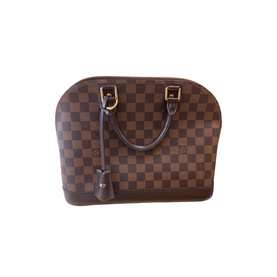 Louis Vuitton Alma BNB Monogram Canvas with Leather, Brown, Leather, Handbag
