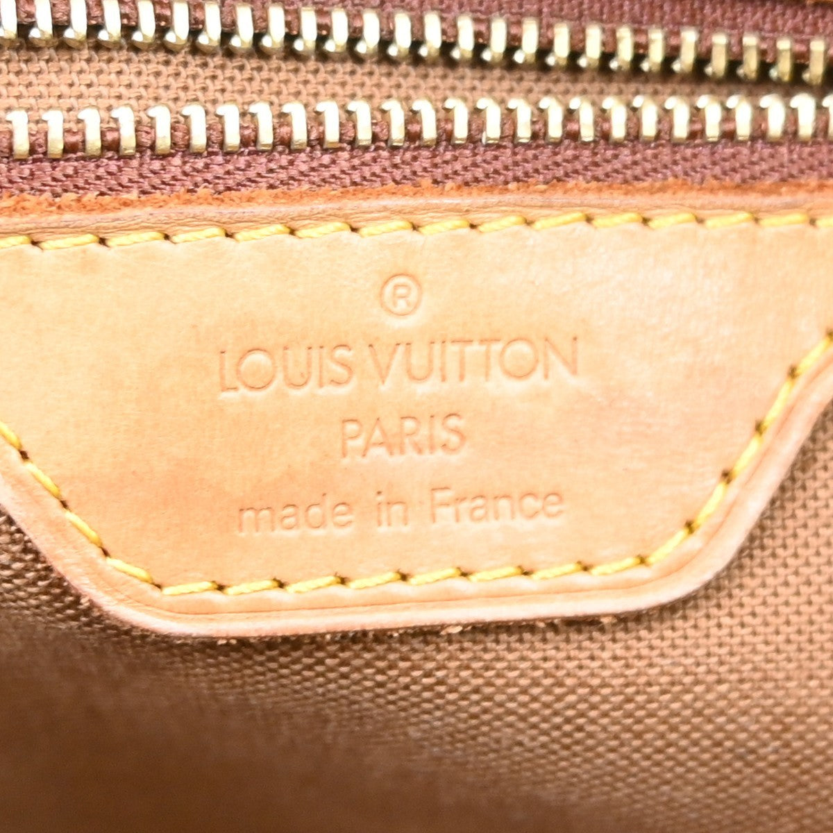 Louis Vuitton Cabas Piano Monogram Canvas, Brown, Canvas, Tote Bag