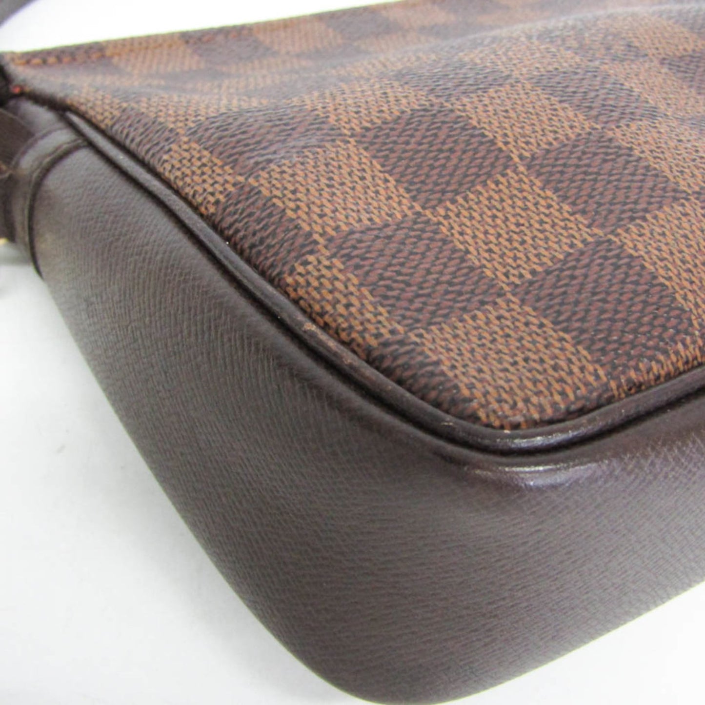 Louis Vuitton Trousse Make Up Damier Canvas, Brown, Canvas, Clutch