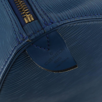 Louis Vuitton Keepall Bag Epi Leather, Blue, Leather, Travel Bag