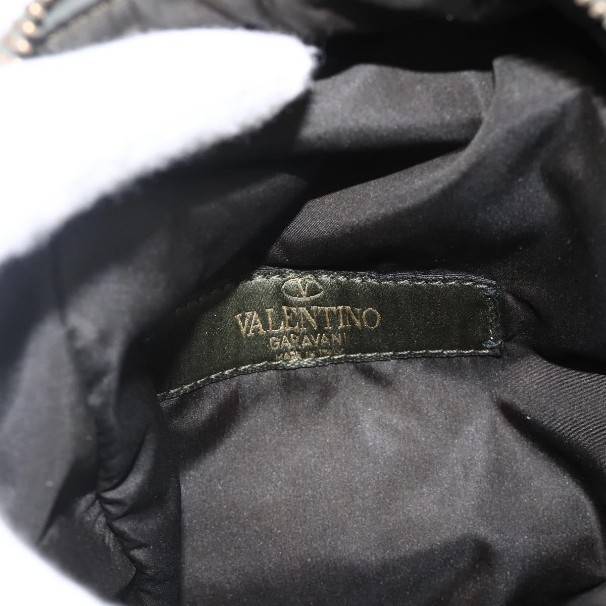 Valentino Garavani Backpack Denim with Butterfly Applique, Khaki, Nylon, Backpack