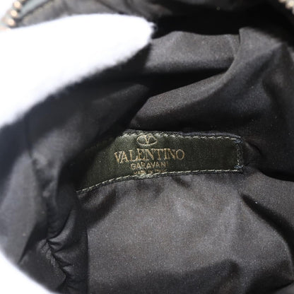 Valentino Garavani Backpack Denim with Butterfly Applique, Khaki, Nylon, Backpack