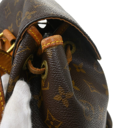 Louis Vuitton Vintage Montsouris Monogram Canvas, Brown, Canvas, Backpack