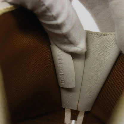 Celine Zip Around Chain Clutch Triomphe Coated Canvas, Brown, Canvas, Clutch