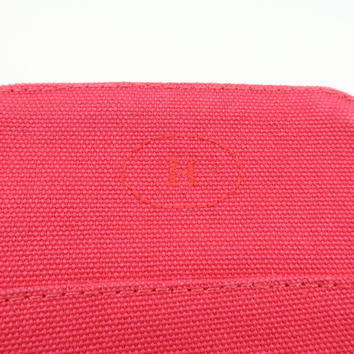 Hermes Bolide Travel Canvas, Pink, Cotton, Clutch
