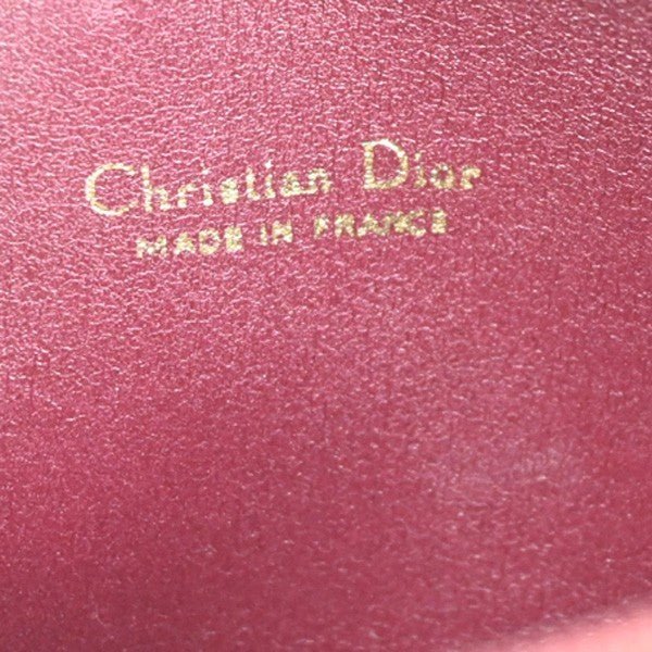 Christian Dior Vintage Trotter Canvas, Red, Canvas, Clutch