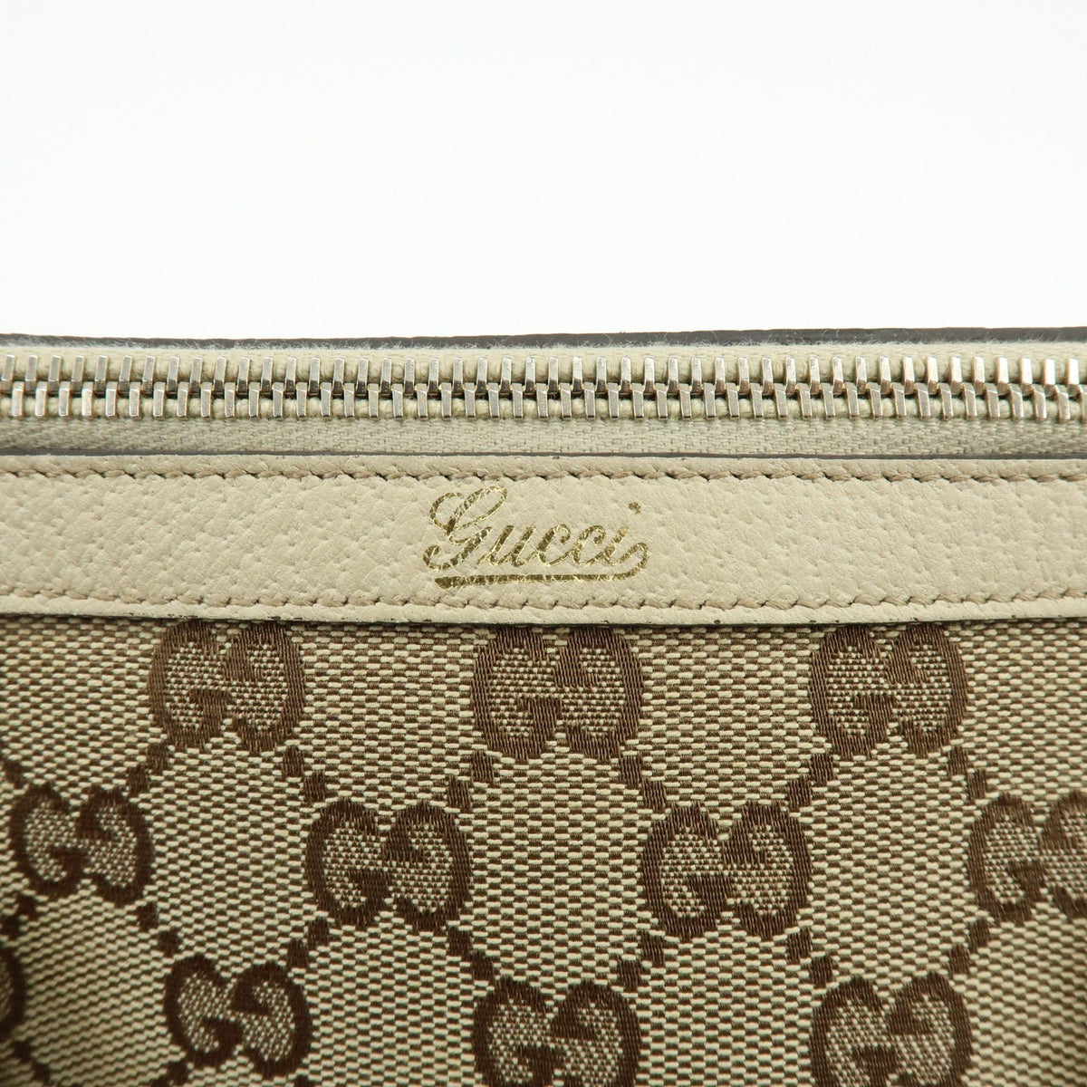 Gucci Abbey Boston GG Canvas, Beige, Canvas, Handbag