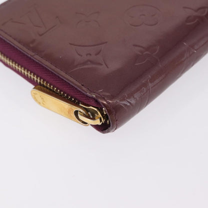 Louis Vuitton Zippy Monogram Vernis, Purple, Patent Leather, Wallet