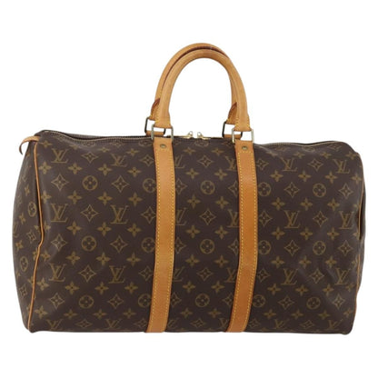 Louis Vuitton Keepall Monogram Canvas, Brown, Canvas, Travel Bag