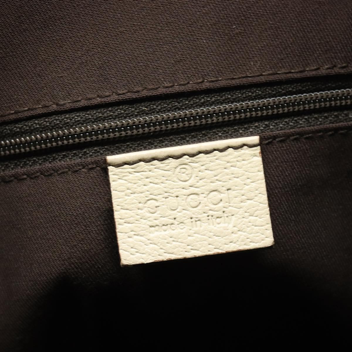 Gucci Abbey Zip Tote GG Canvas and Leather, Beige, Canvas, Handbag