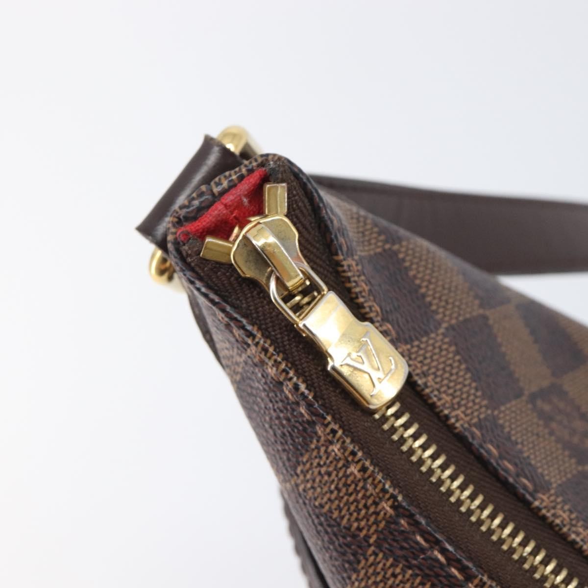 Louis Vuitton Bloomsbury Damier, Brown, Canvas, Shoulder Bag