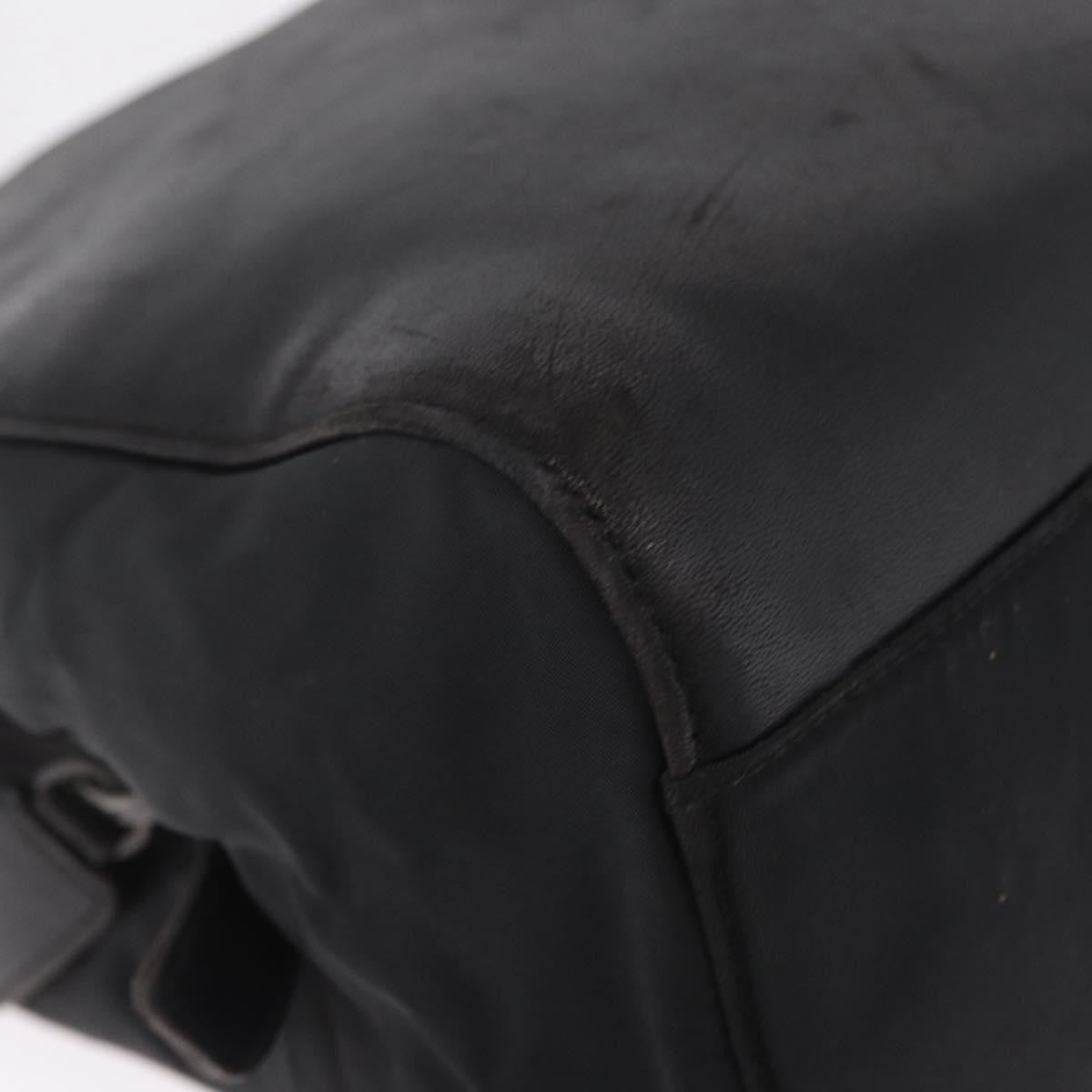 Prada Shoulder Leather, Black, Leather, Shoulder Bag