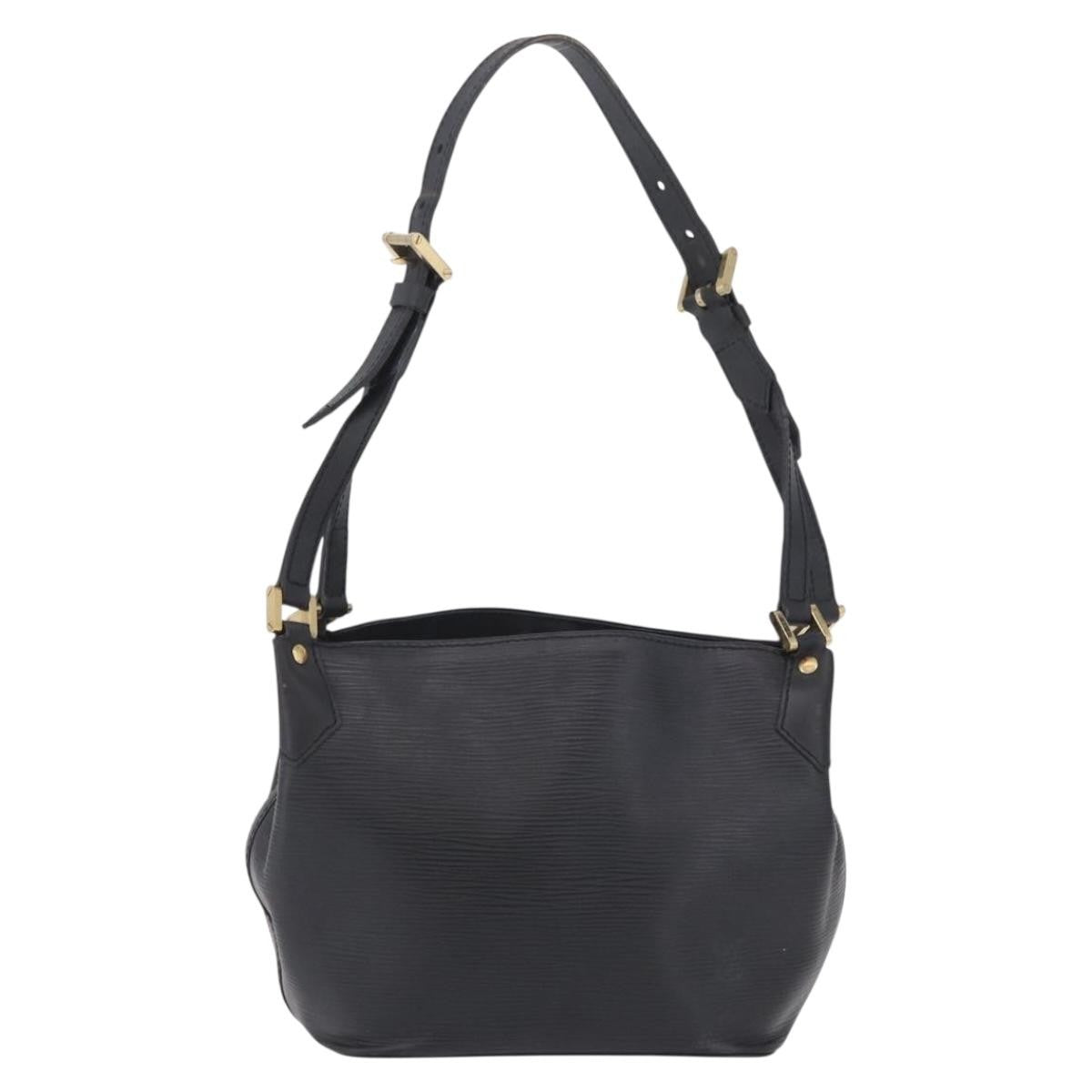 Louis Vuitton Mandara Epi Leather, Black, Leather, Shoulder Bag
