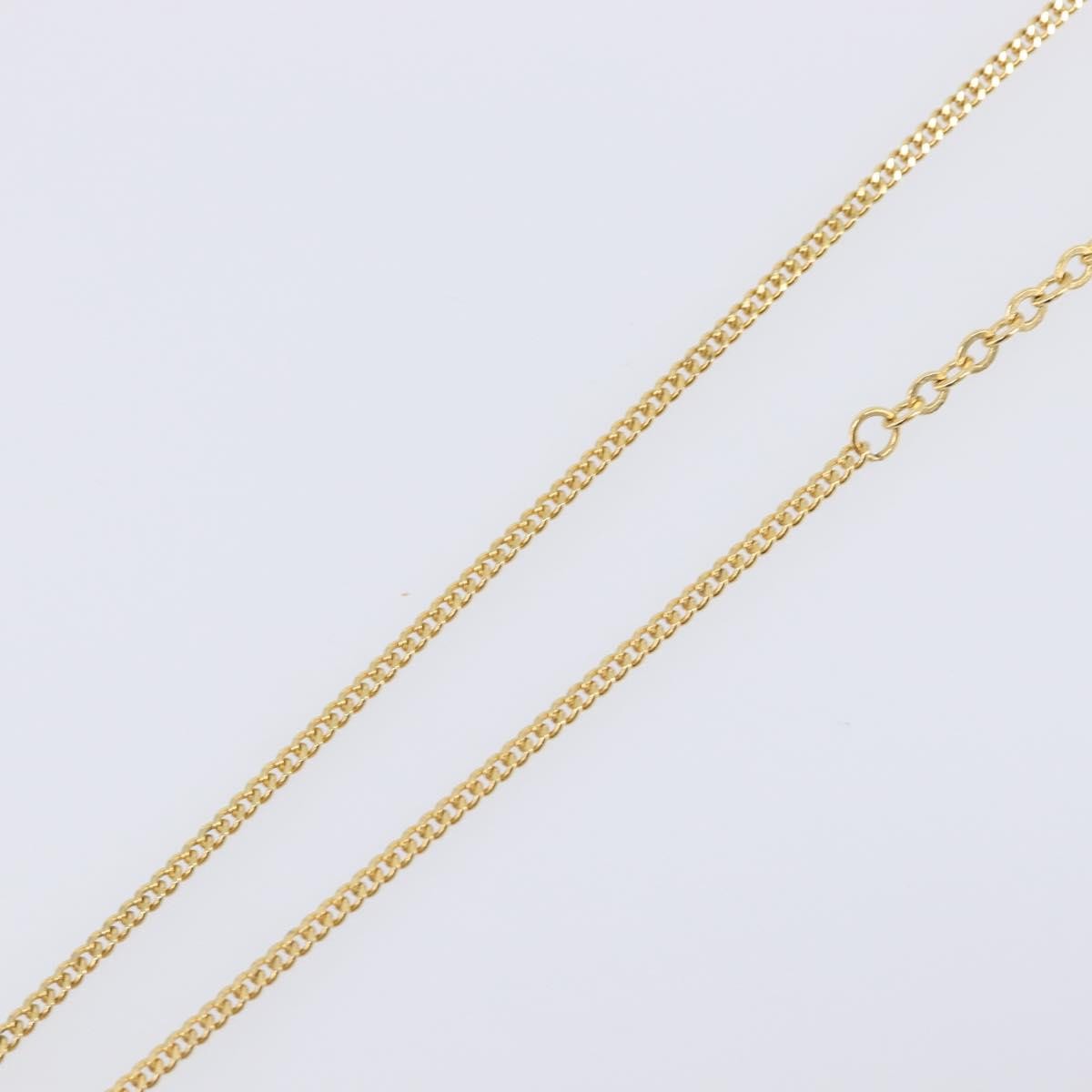 Christian Dior CD Pendant Metal, Gold, Metal, Necklace