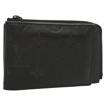 Louis Vuitton Hybrid Monogram Shadow Leather, Black, Leather, Wallet