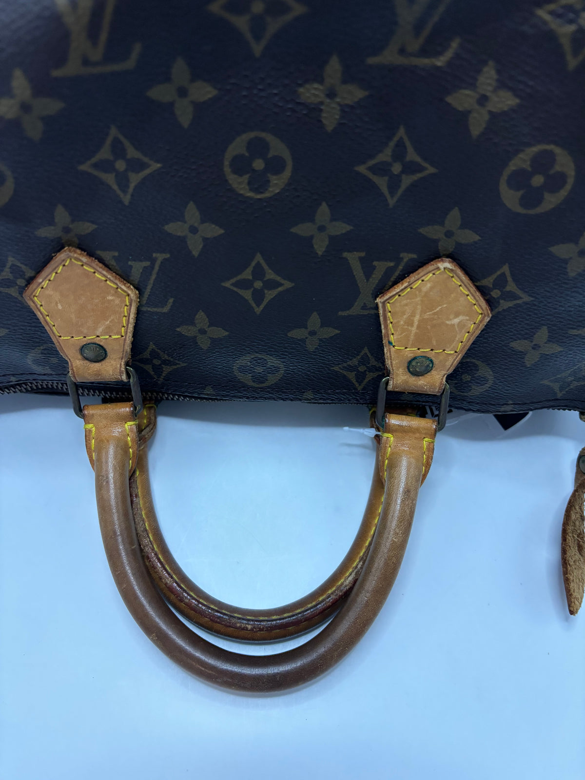 Louis Vuitton Speedy Monogram, Brown, Canvas, Handbag