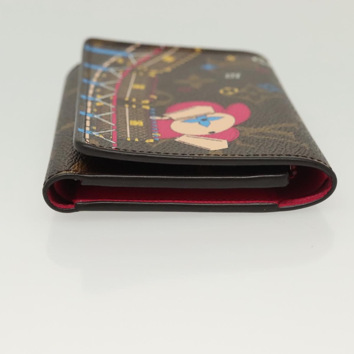 Louis Vuitton Victorine Monogram Vivienne Japan Garden, Brown, Canvas, Wallet