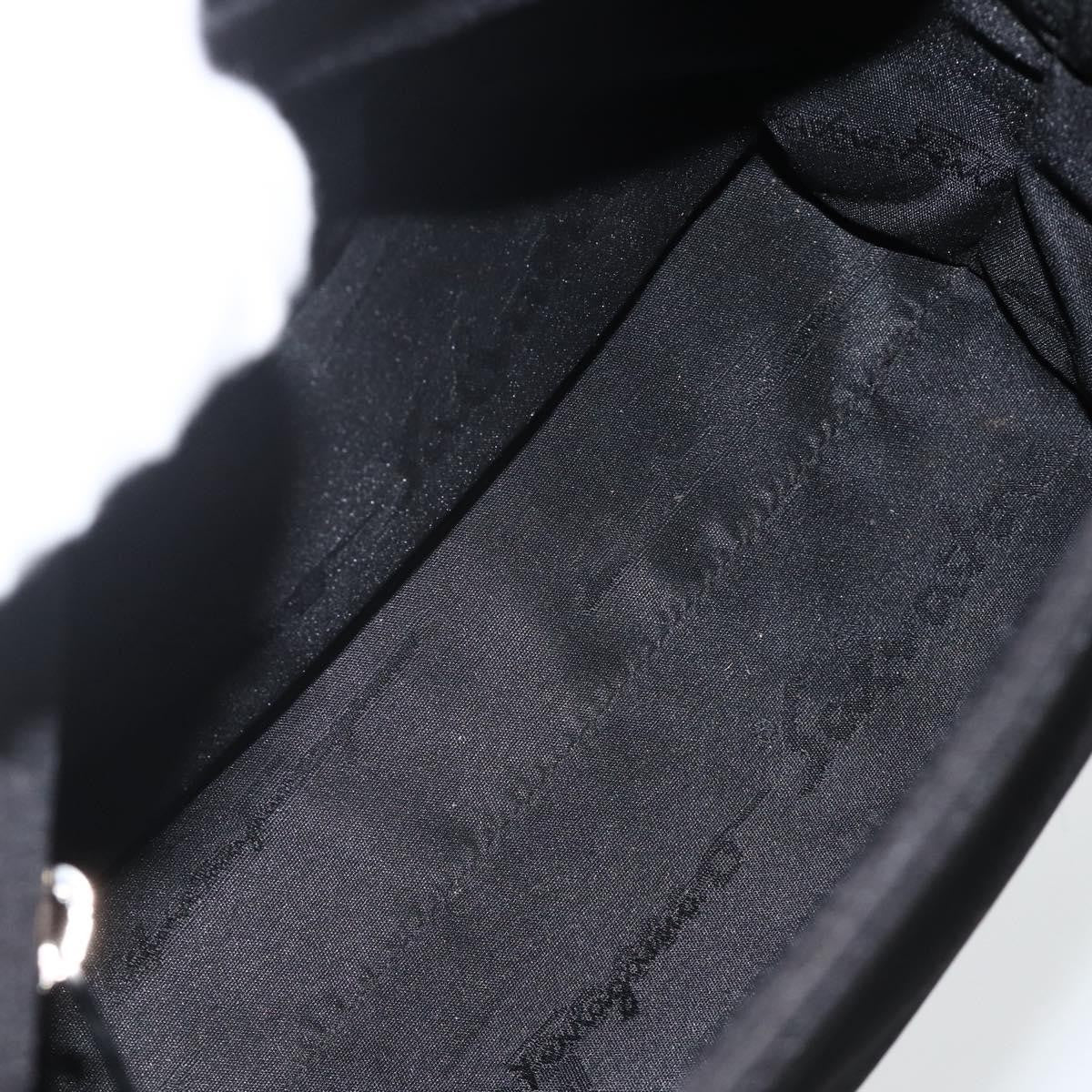 Salvatore Ferragamo Vintage Nylon, Black, Nylon, Shoulder Bag