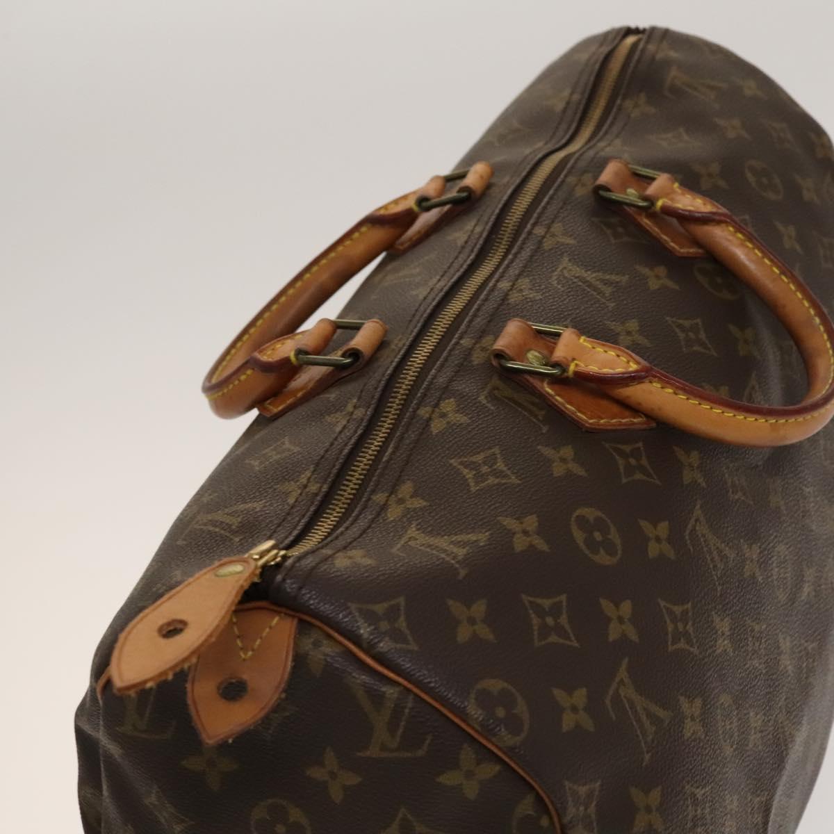 Louis Vuitton Speedy Handbag Monogram Canvas, BROWN, CANVAS, Handbag