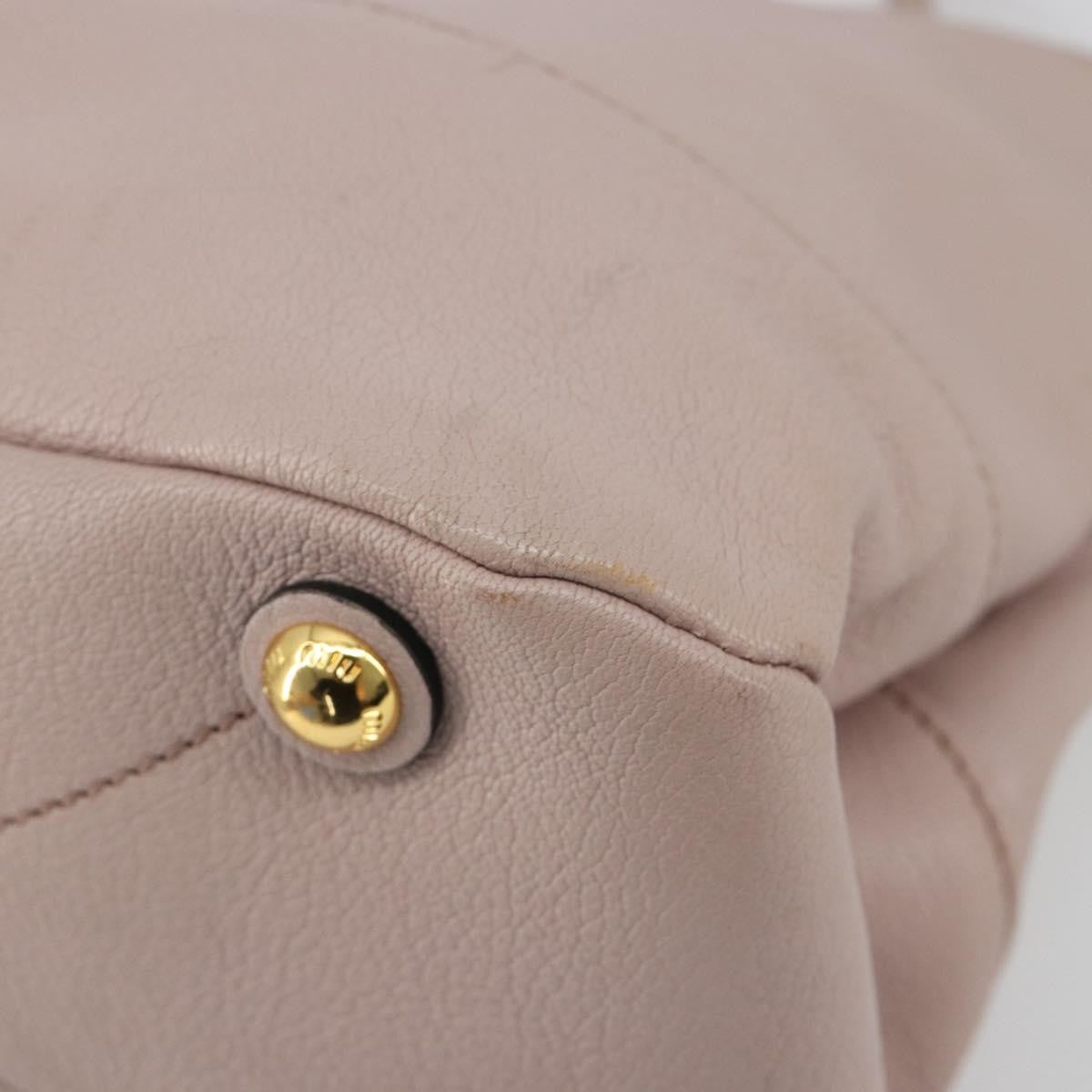 Miu Miu Madras Convertible Hobo Leather, Pink, Leather, Shoulder Bag
