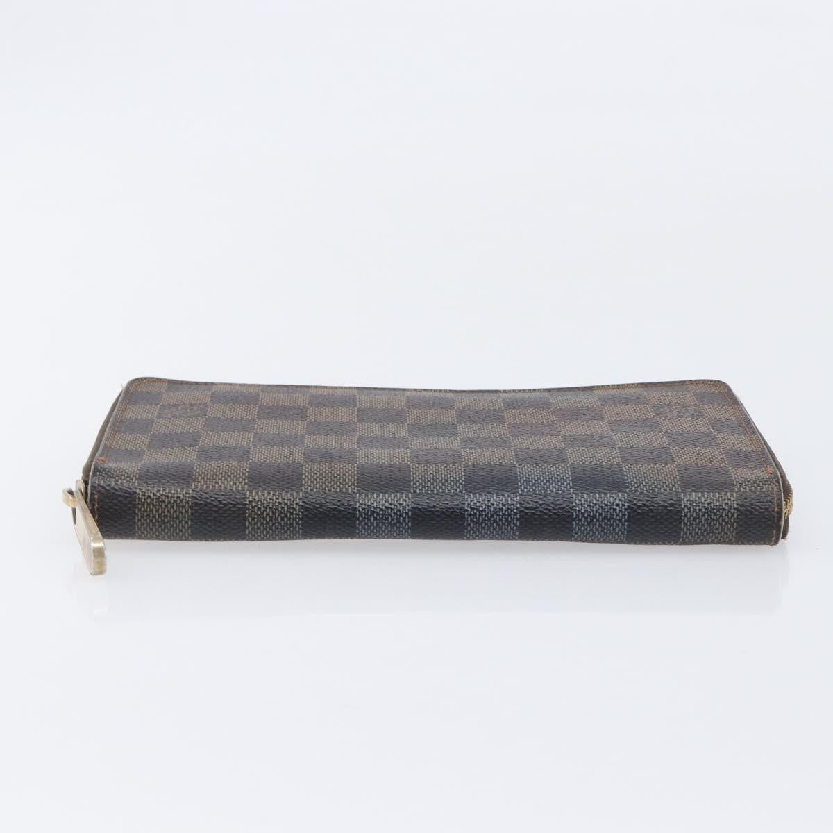 Louis Vuitton Zippy Organizer Damier, Brown, Canvas, Wallet