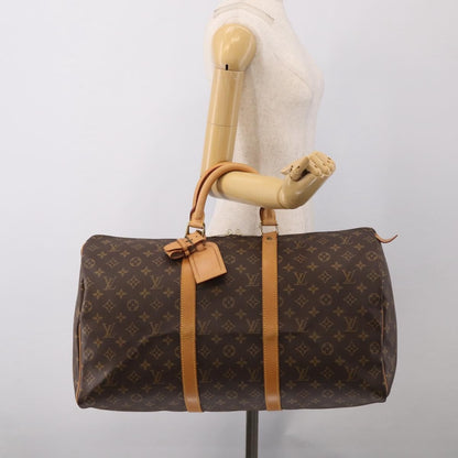 Louis Vuitton Keepall Monogram Canvas, Brown, Canvas, Travel Bag