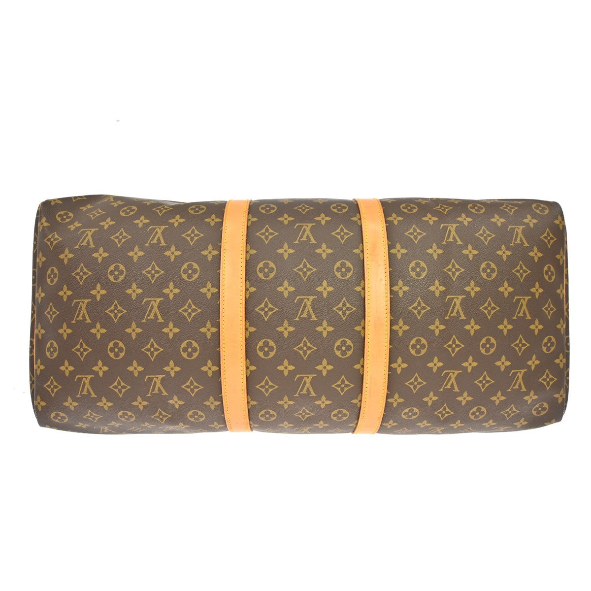 Louis Vuitton Keepall Monogram, Brown, Canvas, Travel Bag
