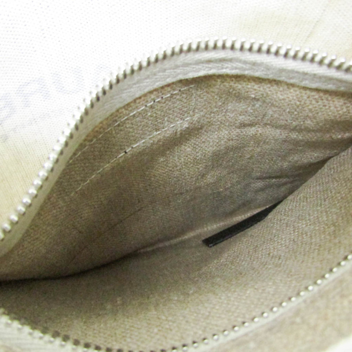 Saint Laurent Universite Flat Canvas, Beige, Canvas, Crossbody Bag