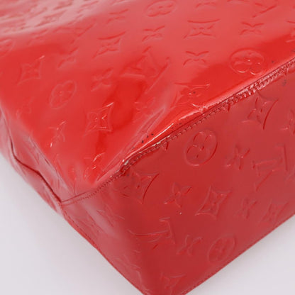 Louis Vuitton Reade Monogram Vernis, Red, Patent Leather, Handbag