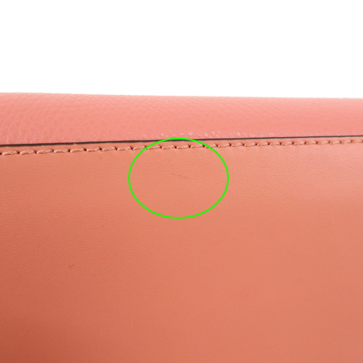 Fendi FF Diamonds Continental Chain Leather, Pink, Leather, Crossbody Bag