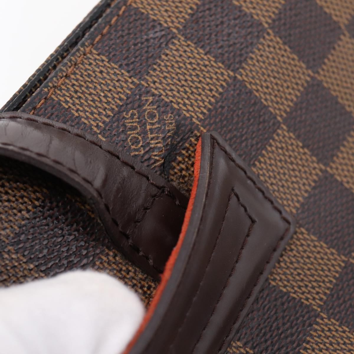 Louis Vuitton Parioli Damier Ebene, Brown, Canvas, Shoulder Bag