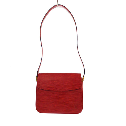 Louis Vuitton Buci Epi Leather, Red, Leather, Handbag