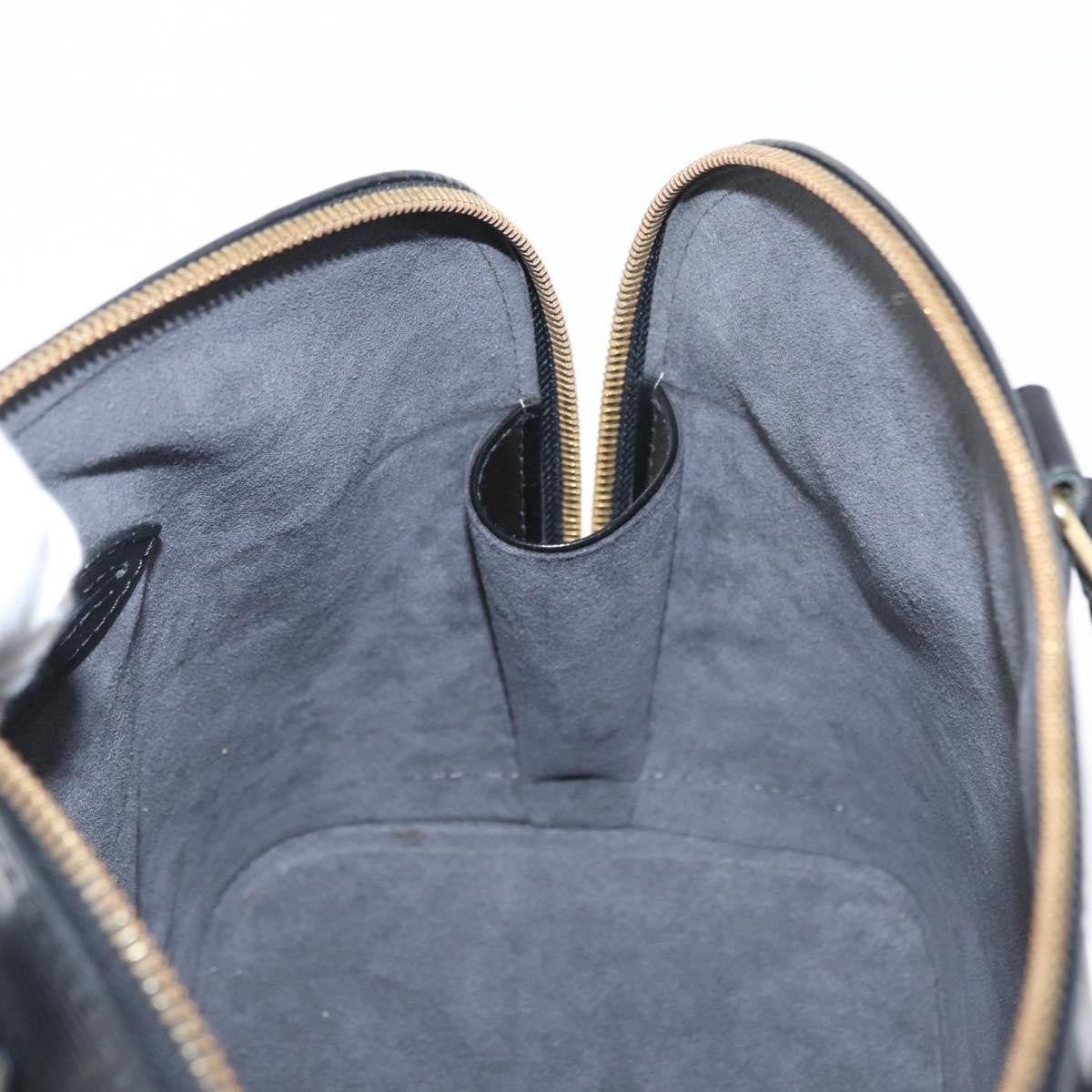 Louis Vuitton Alma Epi Leather, Black, Leather, Handbag