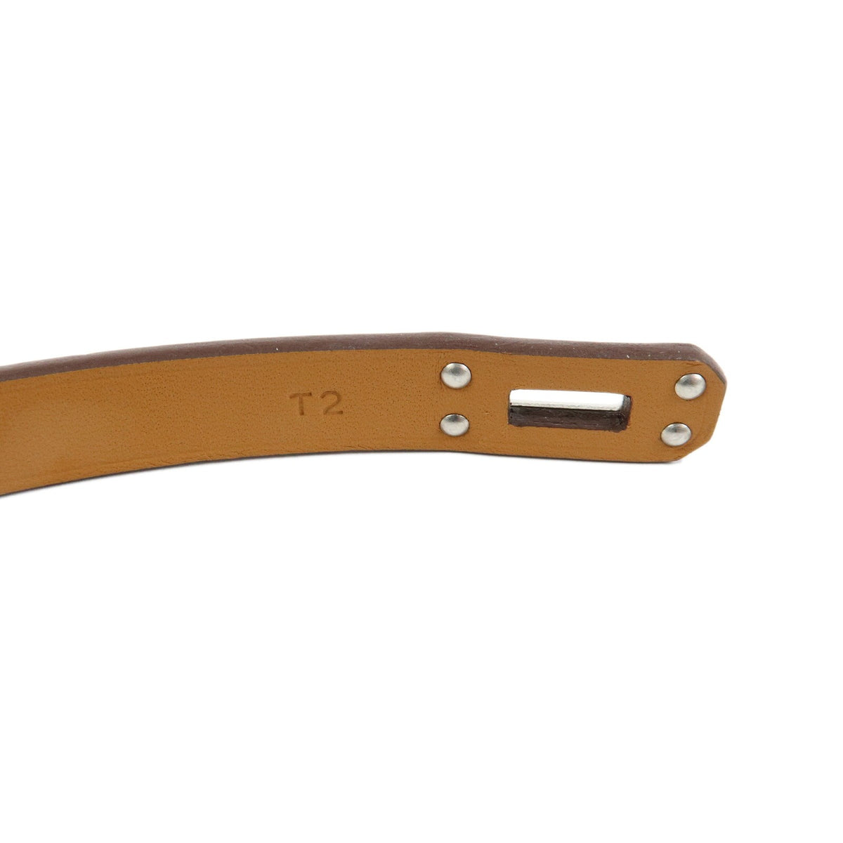 Hermes Kelly Double Tour Leather, Greige, Leather, Bracelet