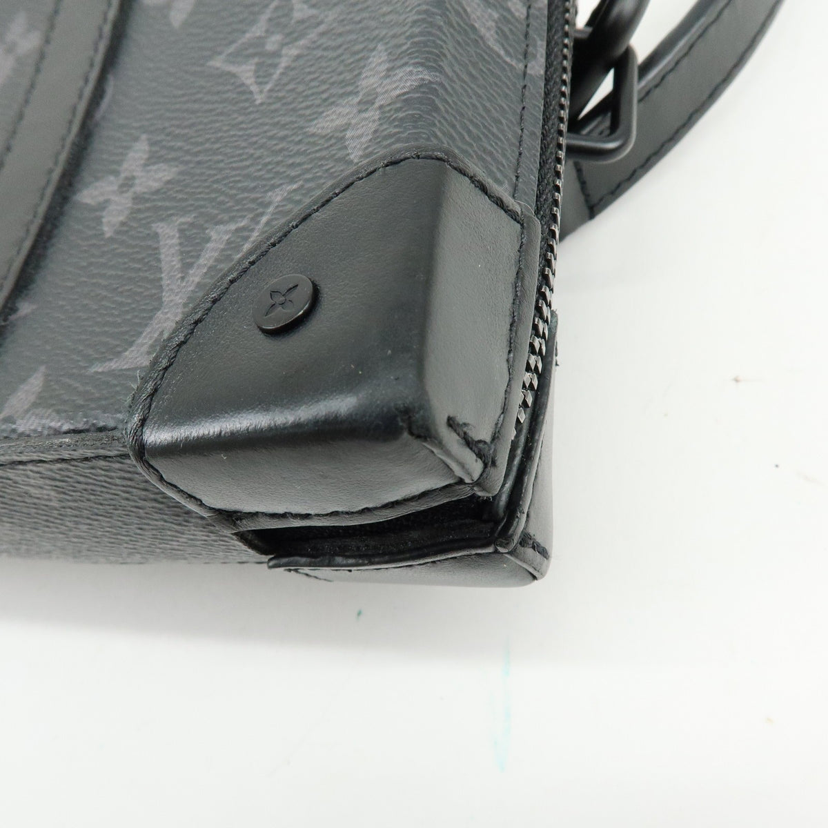 Louis Vuitton Soft Trunk Monogram Eclipse Canvas, Black, Canvas, Wallet