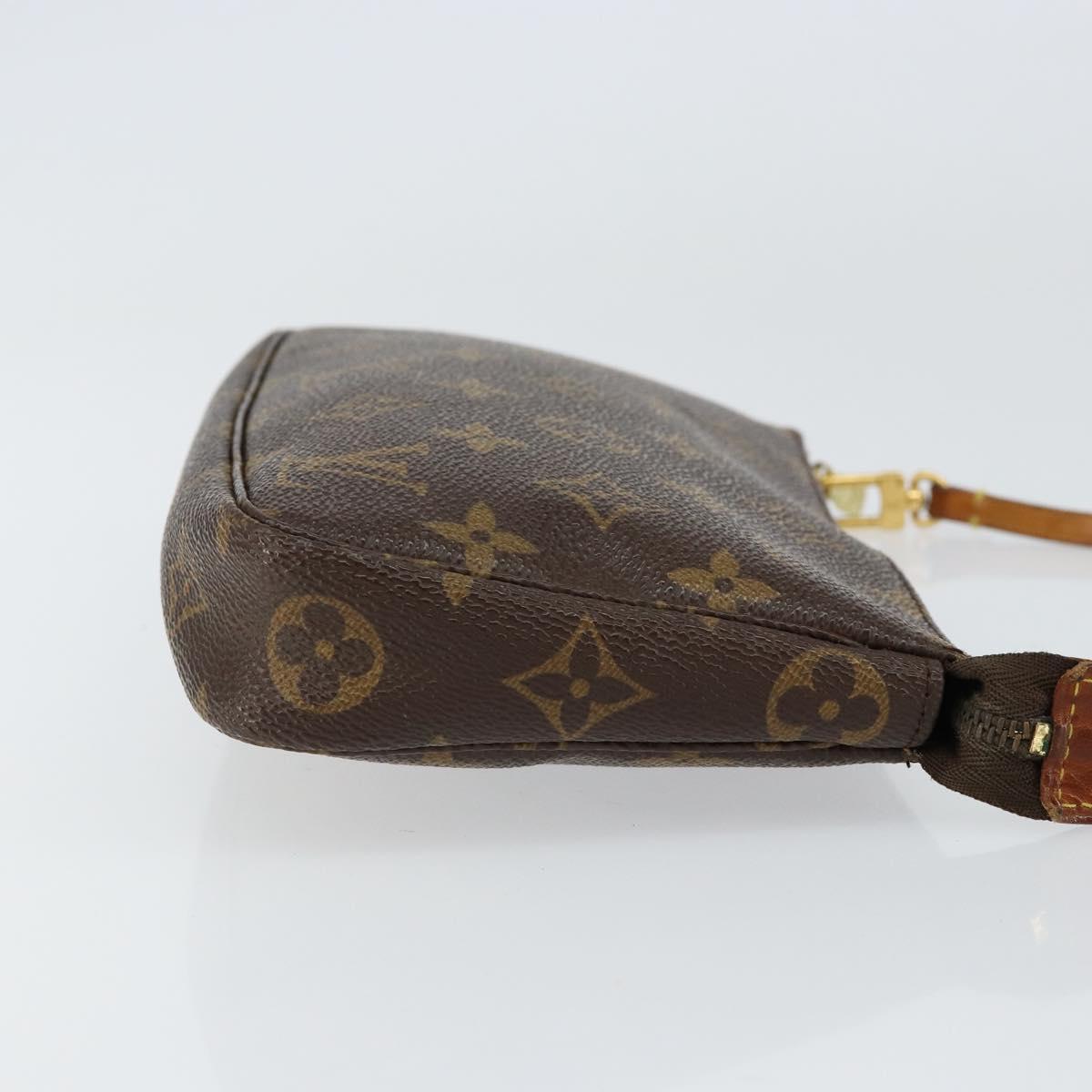 Louis Vuitton Pochette Accessoires Monogram Canvas, BROWN, CANVAS, Clutche & pouche