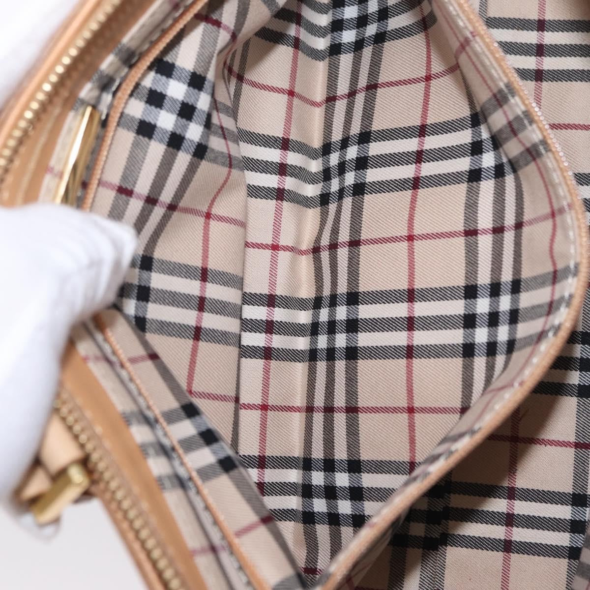 Burberry Handbag Leather, Beige, Leather, Handbag