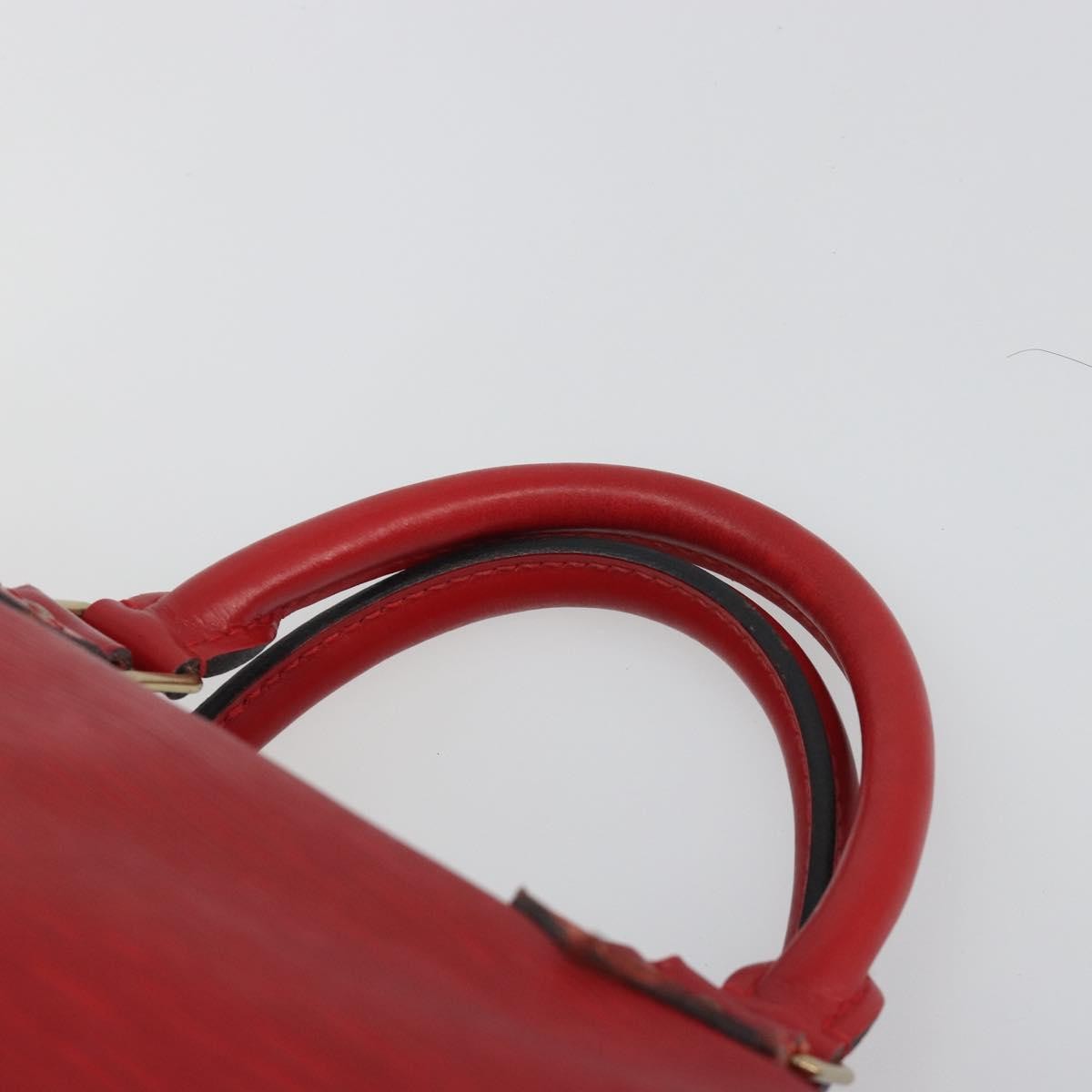 Louis Vuitton Speedy Epi Leather, Red, Leather, Handbag