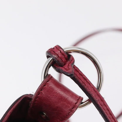 Balenciaga Hip Giant Studs Leather, Red, Leather, Crossbody Bag