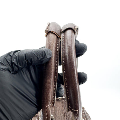 Chloe Paddington Leather, Brown, Leather, Handbag