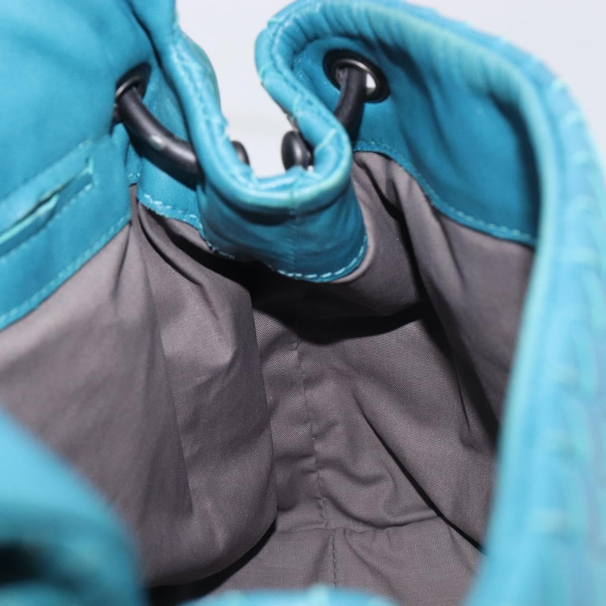 Bottega Veneta Adjustable Flap Intrecciato Nappa, Blue, Leather, Shoulder Bag