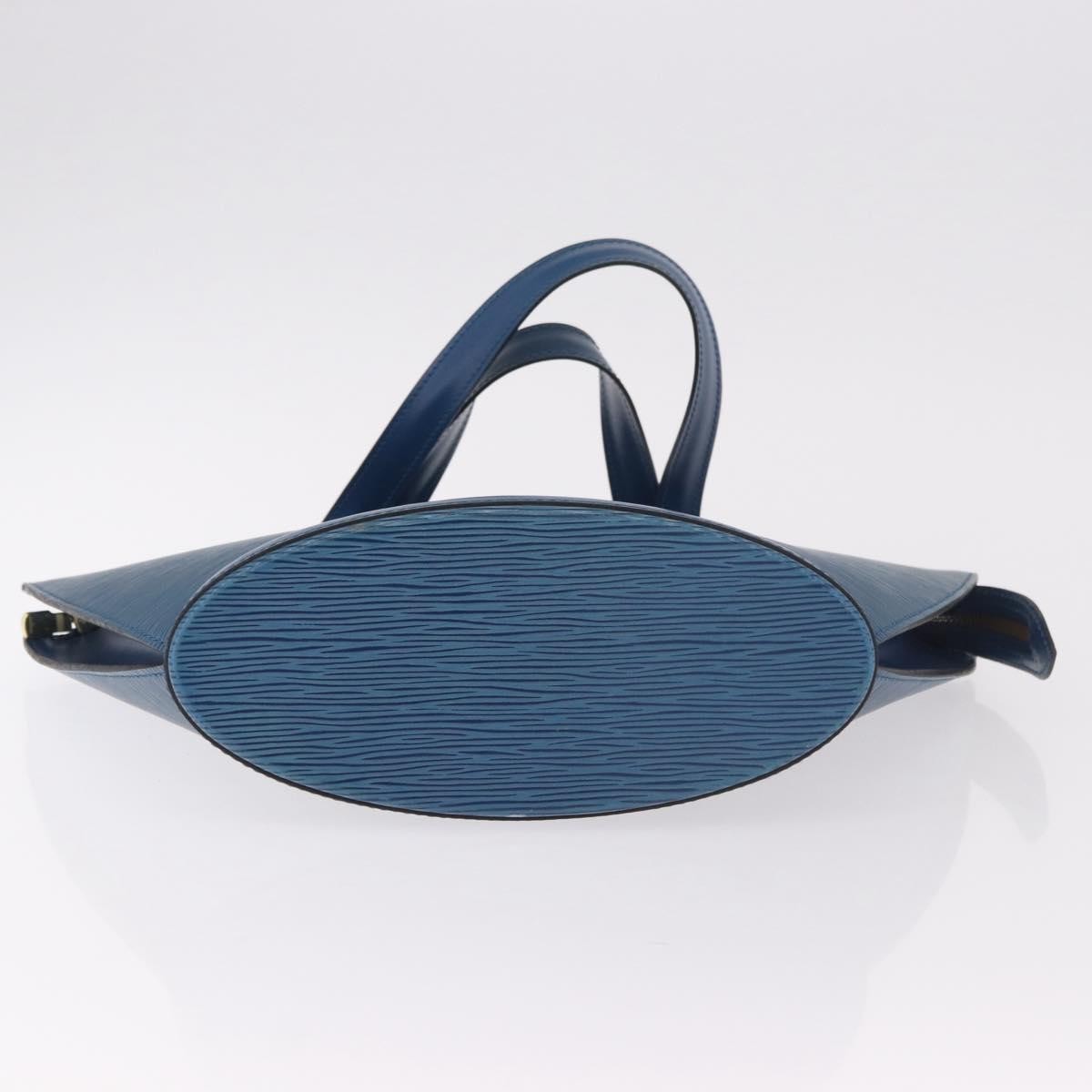 Louis Vuitton Saint Jacques Epi Leather, Blue, Leather, Handbag
